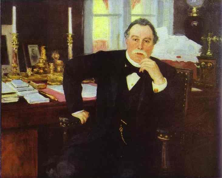 Ilya Repin. Portrait of V. K. Pleve.