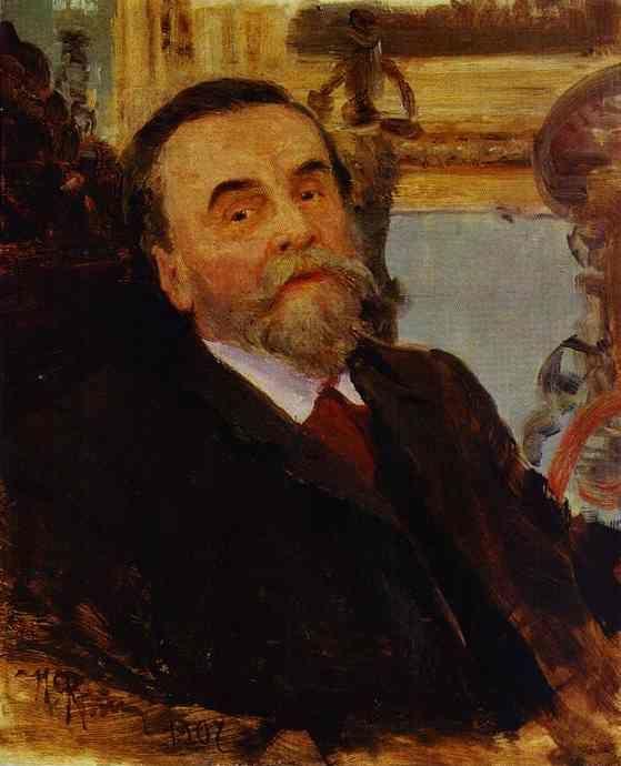 Ilya Repin. Portrait of Ivan Zvetkov.