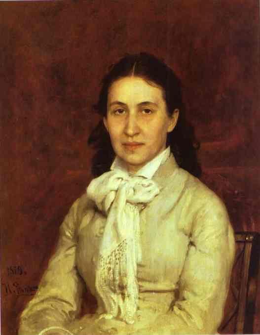 Ilya Repin. Portrait of E. Mamontova.