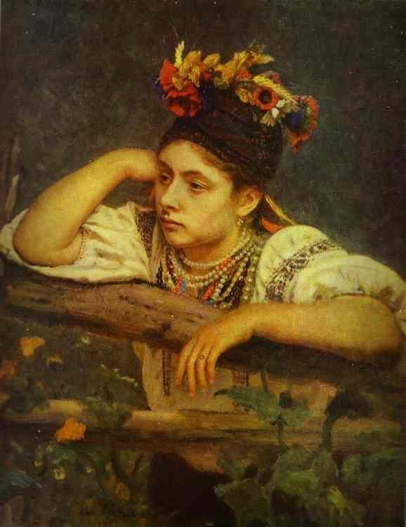 Ilya Repin. Ukrainian Girl.