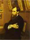 Portrait of Pavel Tretyakov,  Founder of the Tretyakov Gallery.