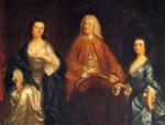 Sir Joshua Reynolds. The Eliot Family. Detail.