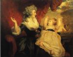 Sir Joshua Reynolds. Georgiana, Duchess  of Devonshire, and Her Daughter.