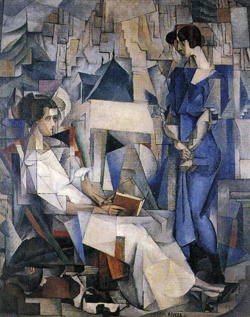 Diego Rivera. Portrait of Two Women.