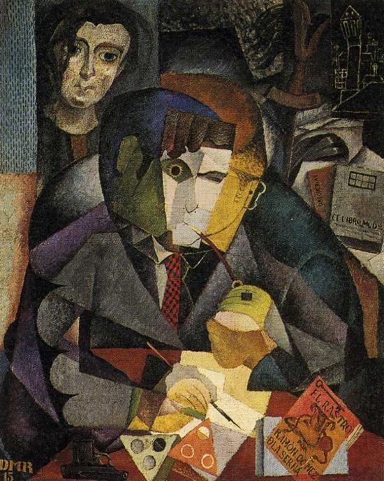 Diego Rivera. Portrait of Ramon Gomez de
 la Serna.