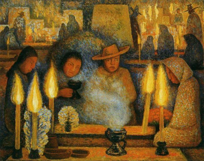 Diego Rivera. Day of the Dead. / Dia de muertos.