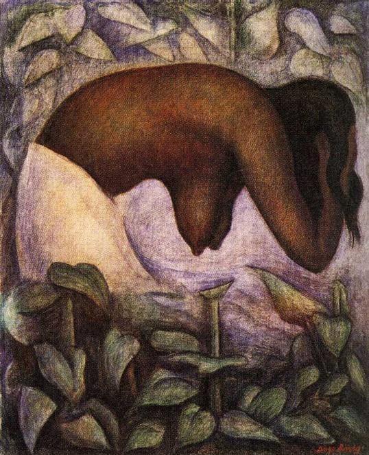 Diego Rivera. Bather of Tehuantepec  / Bañista de Tehuantepec.