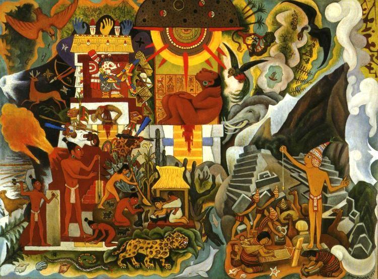 Diego Rivera. Pre-Hispanic America.