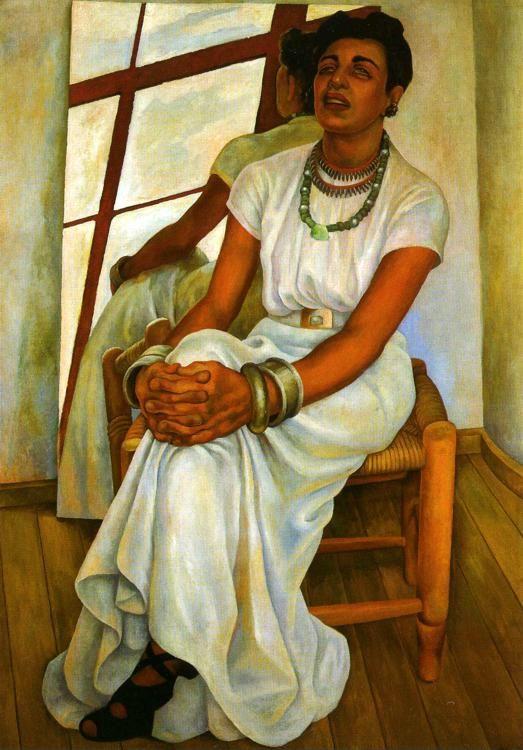 Diego Rivera. Portrait of Lupe Marin. / Retrato
 de Lupe Marin.