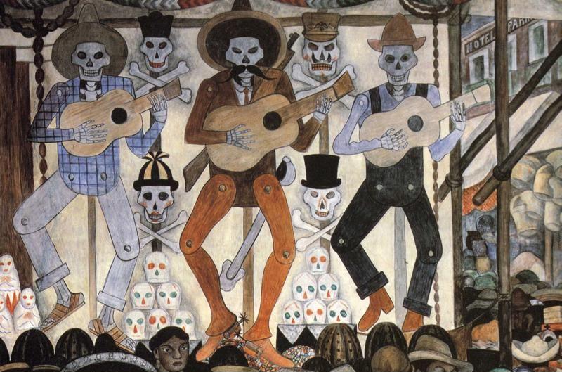 Diego Rivera. The Day of the Dead. Detail.