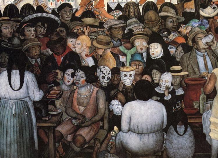 Diego Rivera. The Day of the Dead. Detail.