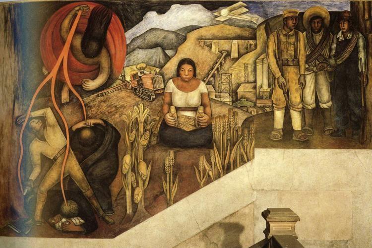 Diego Rivera. The Mechanization of the Country.