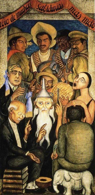 Diego Rivera. The Learned.