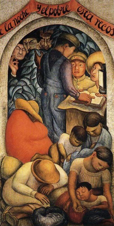 Diego Rivera. Night of the Poor.