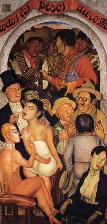 Diego Rivera. Night of the Rich.