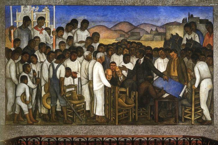 Diego Rivera. Partition of the Land.