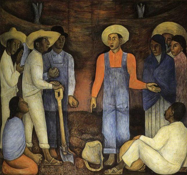 Diego Rivera. The Organization of the Agrarian
 Movement.