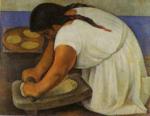 Woman Grinding Maize / La molendera.