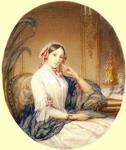 Christina Robertson. Portrait of Grand Duchess  Maria Nikolaevna.