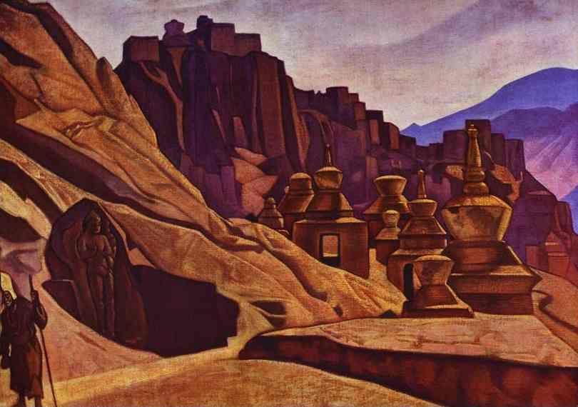 Nicholas Roerich. Stronghold of Walls. From the 'Maitreya' series.