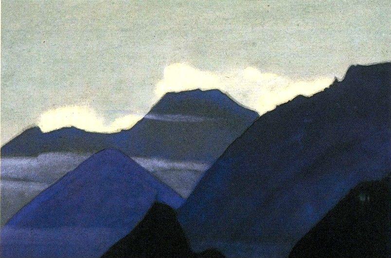 Nicholas Roerich. Kaluta. Mountains at Dawn.