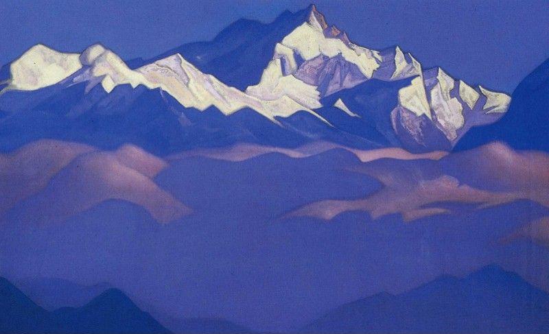 Nicholas Roerich. Snow Treasures. Kanchenjunga.
