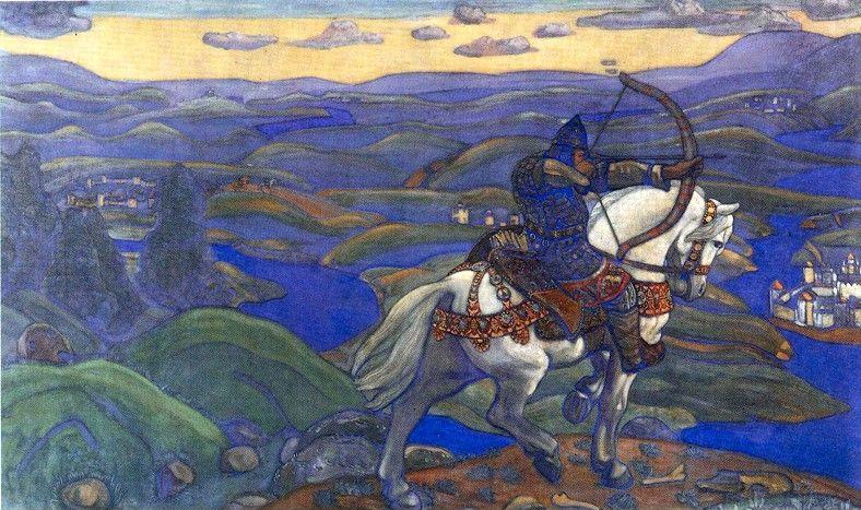 Nicholas Roerich. Ilya of Murom. Bogatyrsky Frieze suite.