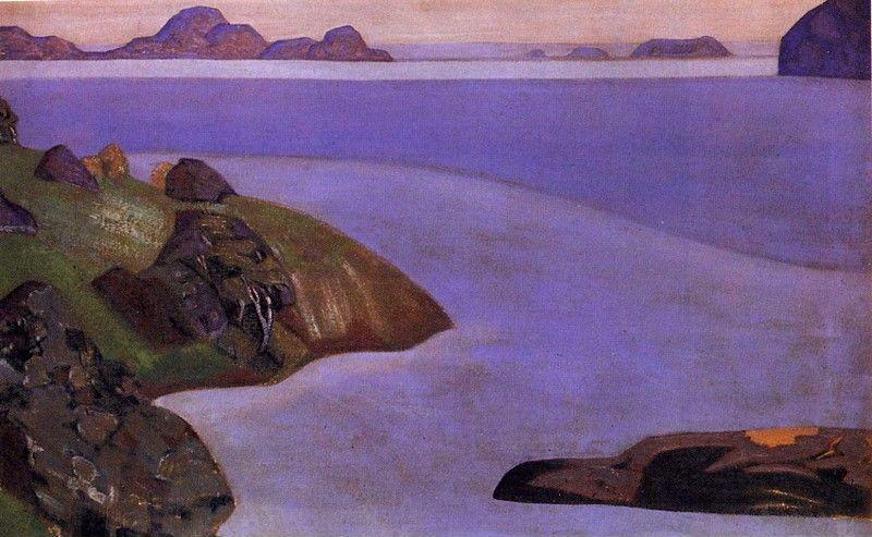 Nicholas Roerich. Rocky Sea-Shore.