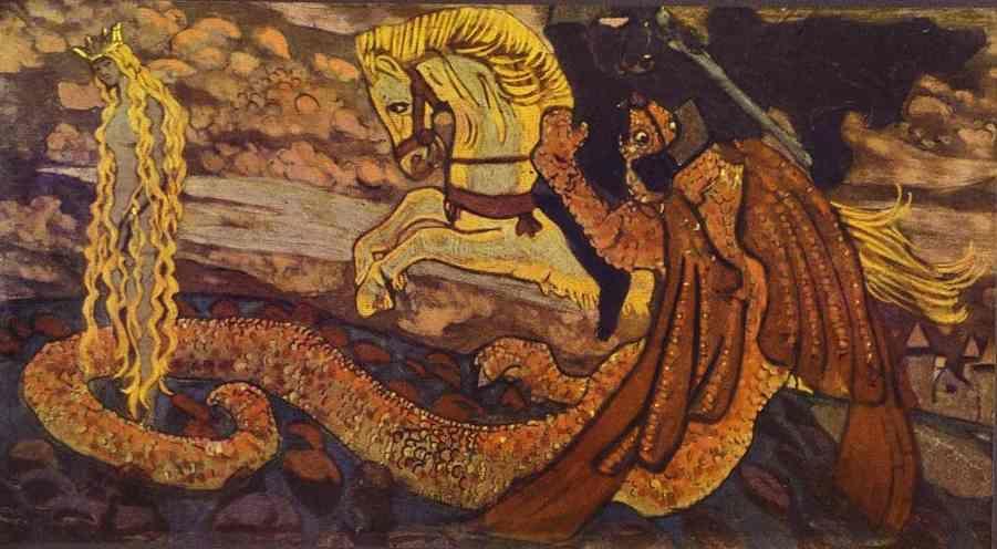 Nicholas Roerich. The Dragon's Daughter.