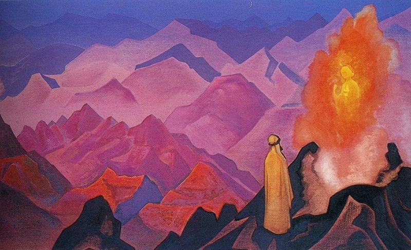 Nicholas Roerich. Mohammed on Mount Hira.