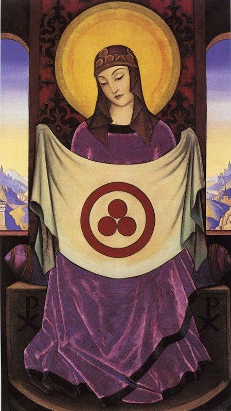 Nicholas Roerich. Madonna Oriflamma.