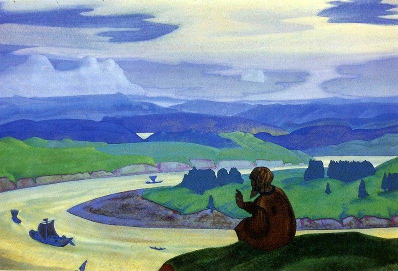 Nicholas Roerich. St Procopius the Righteous Prayer for Travelling People.