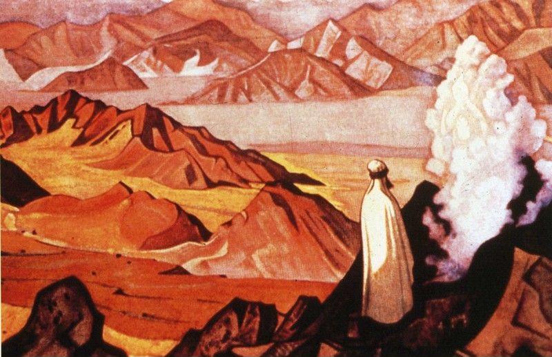 Nicholas Roerich. Mohammed on the Hira Mountain.