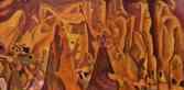Nicholas Roerich. New Mexico. Caves in Rocks.