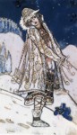 Snow Maiden. Costume Sketch for A. Ostrowsky's Play The Snow Maiden.