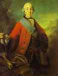 Fedor Rokotov. Portrait of Great Duke  Peter Fedorovich, Later Emperor Peter III.