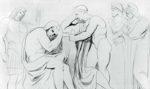 George Romney. Orestes and Pylades (Roman sketchbook, p 35).
