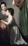 George Romney.  The Leigh Family. Detail.