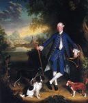George Romney. Colonel George Wilson with his Dogs.