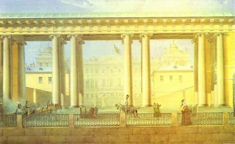 Vasily Sadovnikov. The Anichkov Palace in St. Petersburg.
