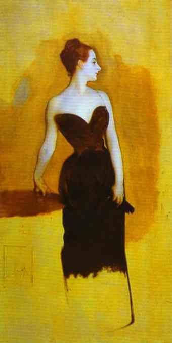 John Singer Sargent. Madame X (Portrait of Madame Gautreau).