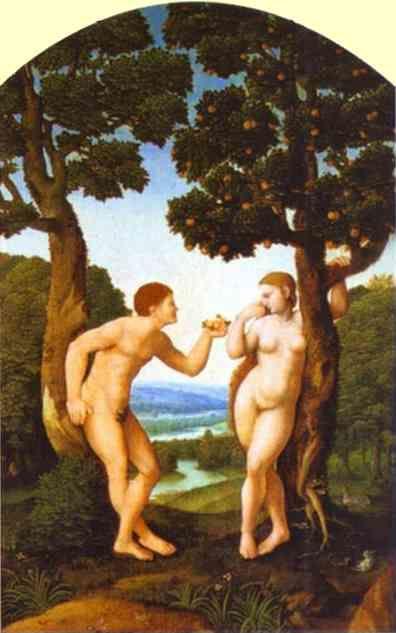 Jan van Scorel. Adam and Eve.