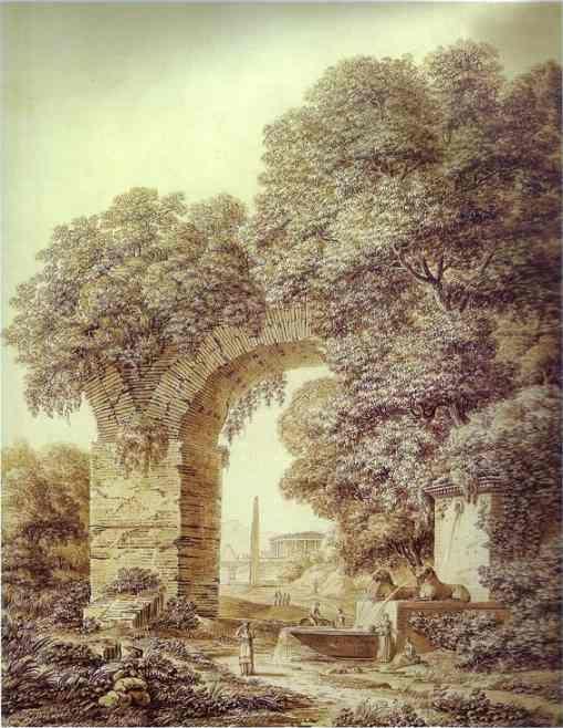Semion Shchedrin. Landscape with Ruins.
