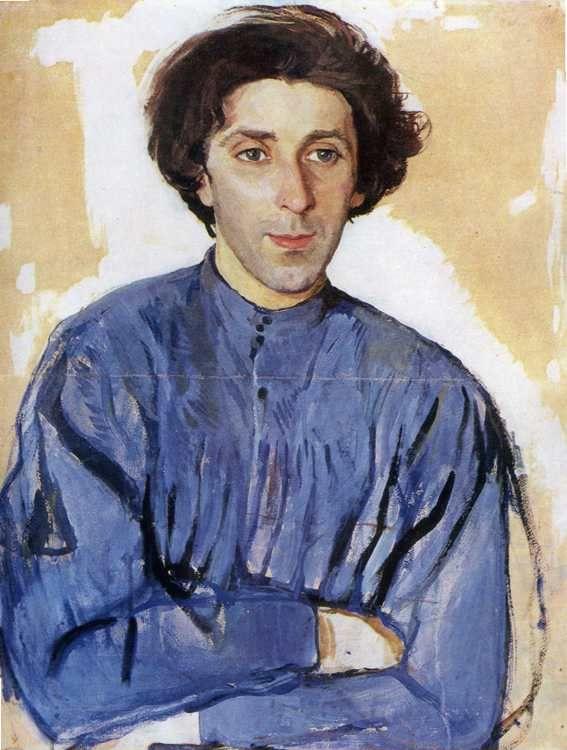 Zinaida Serebriakova. Portrait of the Author Georgy Chulkov.