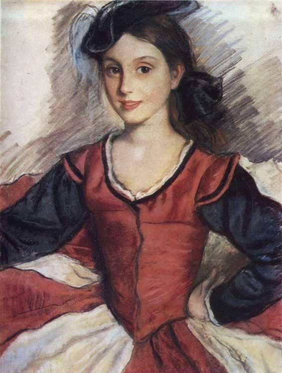 Zinaida Serebriakova. Tata in a Dance Costume.