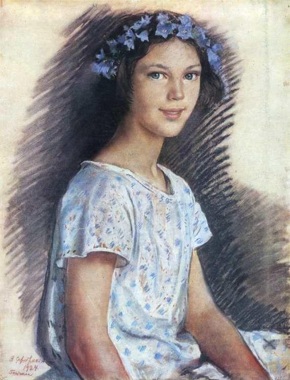 Zinaida Serebriakova. Portrait of Vera Makarova.