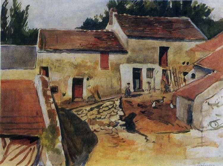 Zinaida Serebriakova. Frenelle. The Farmstead.