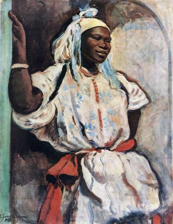 Zinaida Serebriakova. A Moroccan Woman in White.