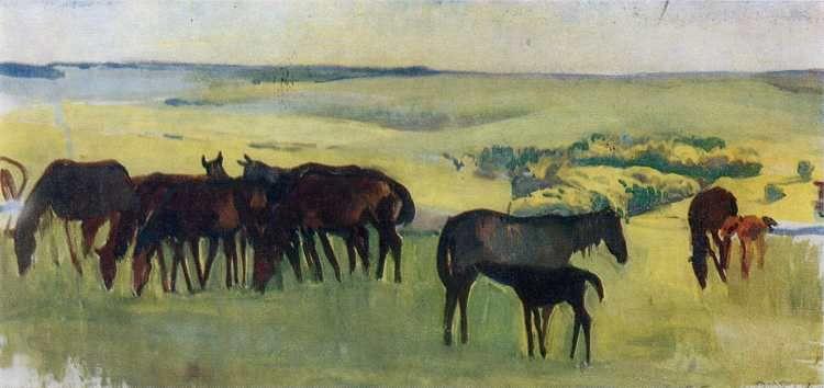 Zinaida Serebriakova. A Herd.