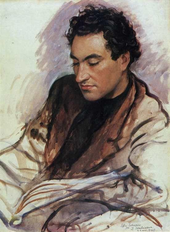 Zinaida Serebriakova. Portrait of Yefim Shapiro.